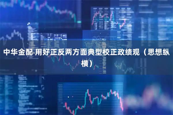 中华金配 用好正反两方面典型校正政绩观（思想纵横）